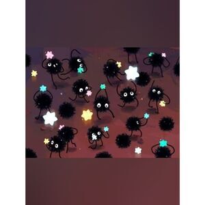Custom Fridge Magnet Soot Sprite Spirited Away Home Kitchen Decor